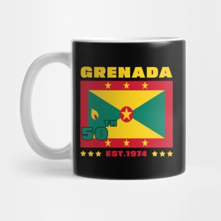 Grenada 50th Independence Day Grenadian Pride Grenada Flag Mug